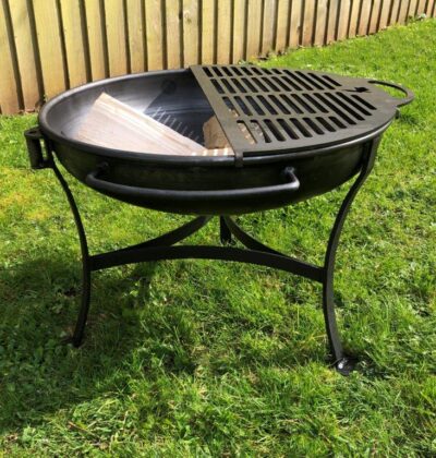 Fire Bowl bbq half grill